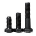 DIN933 class 8.8 black oxide coating outer hexagon bolt